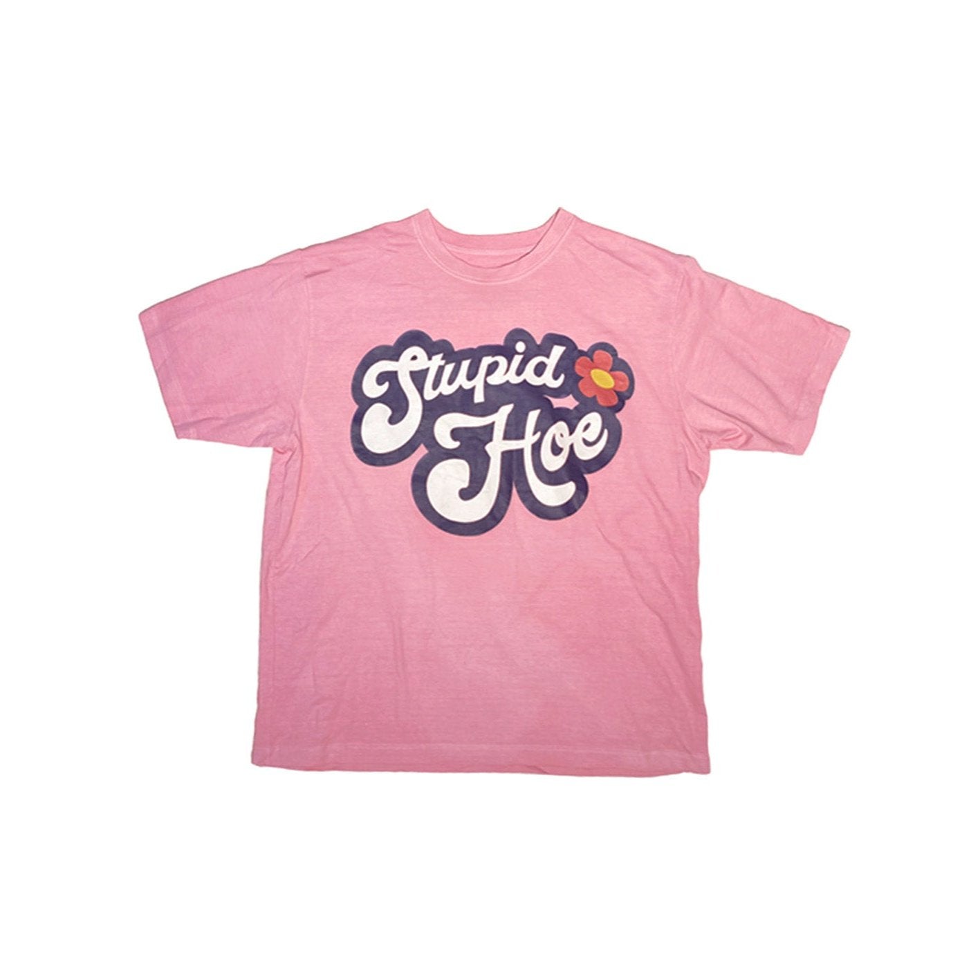 Stupid Hoe T-shirt DirtyPink