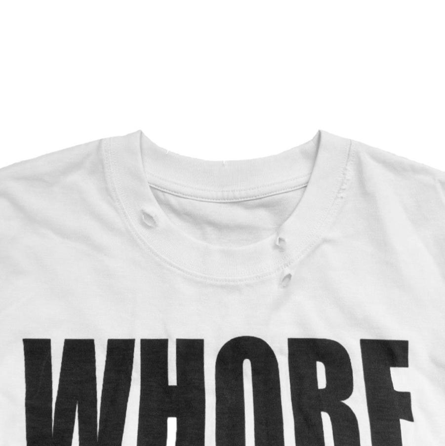 Whore T-shirt white