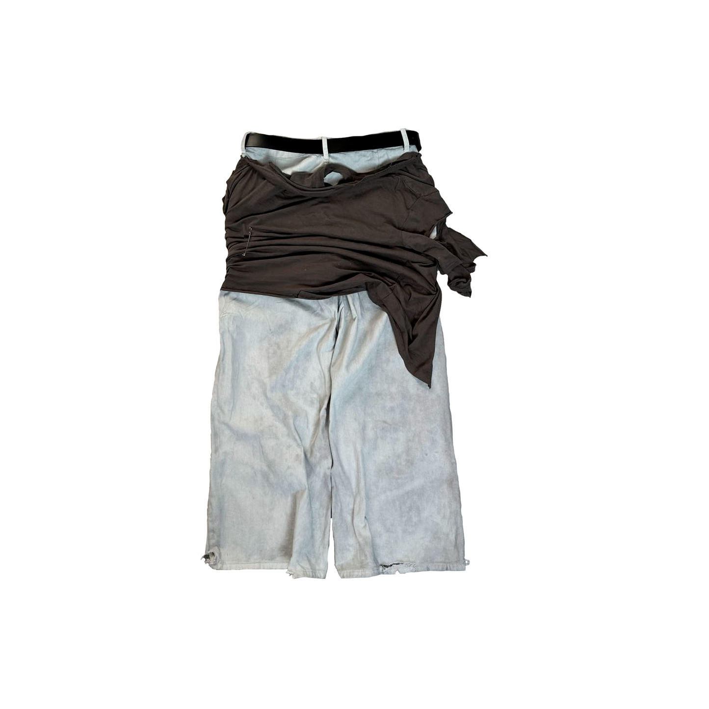 Skirt denim gray