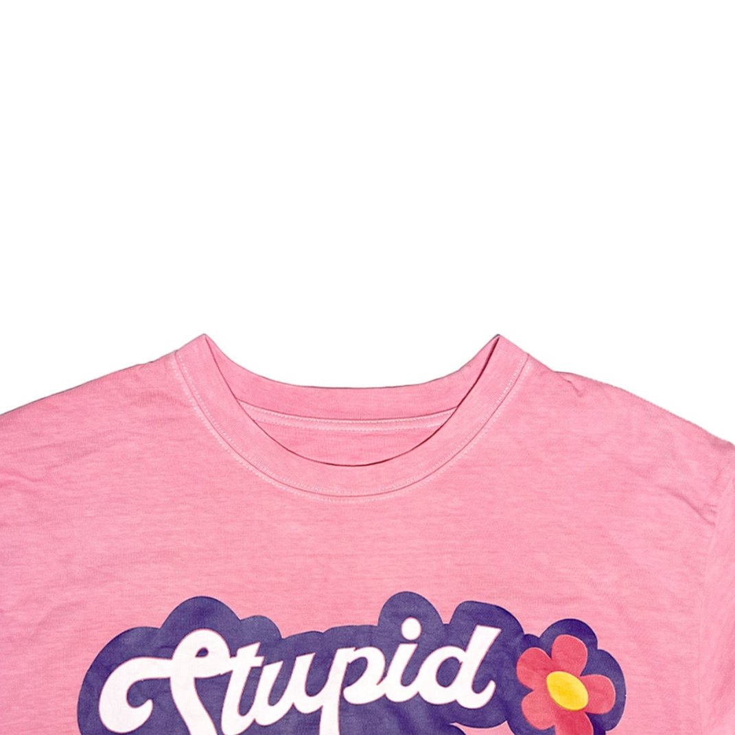Stupid Hoe T-shirt DirtyPink