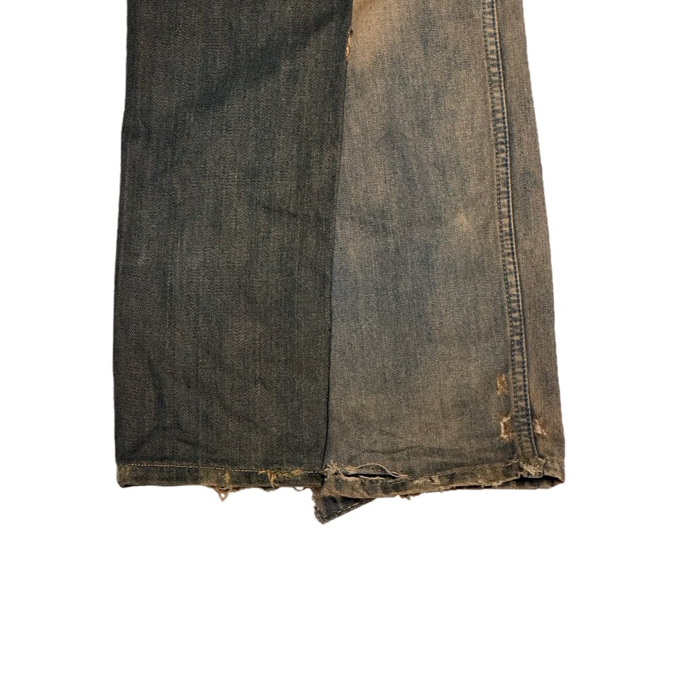 Patched Mud Denim