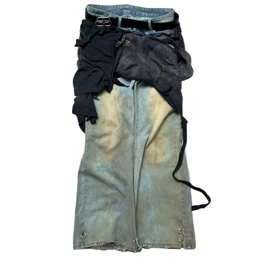 Skirt denim blue